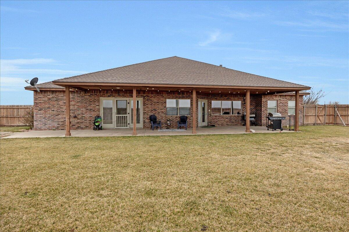 4801 Cedar Springs Trail Amarillo, TX 79119 - Photo 27 of 41 front view of a house with a yard