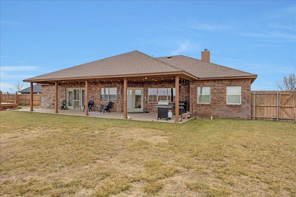 4801 Cedar Springs Trail Amarillo, TX 79119 - Photo 28 of 41 a view of a house with pool and porch