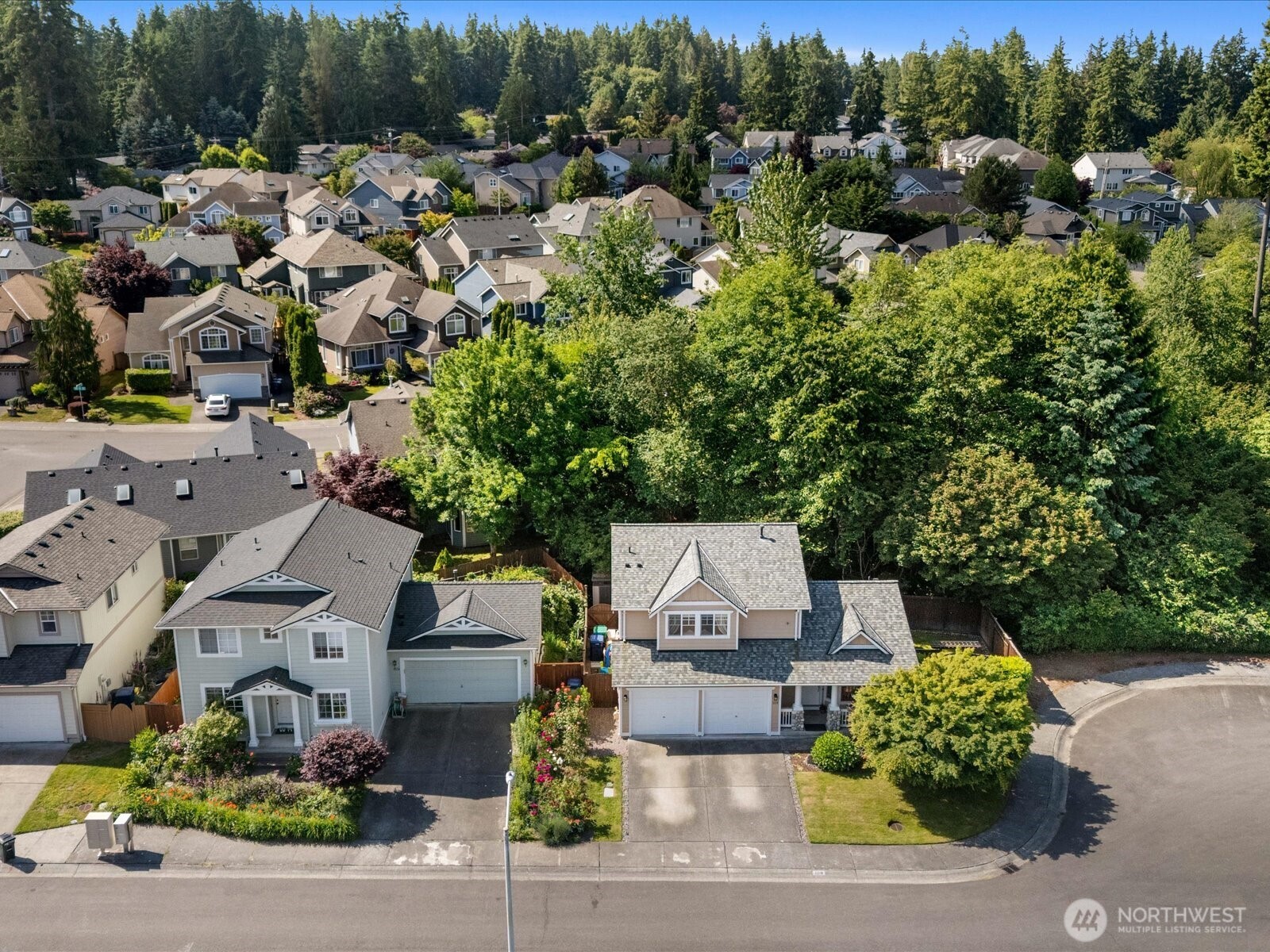3218 189th Street Southeast Bothell, WA 98012 - Photo 37 of 40 an aerial view of multiple houses with yard