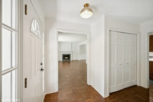 a view of livingroom with furniture and wooden floor