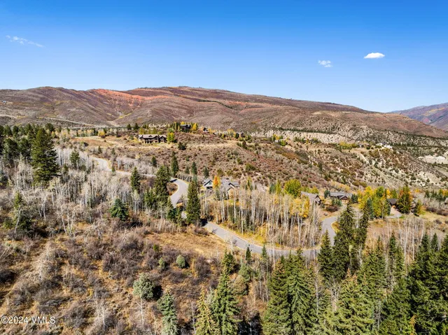 a view of city and mountain