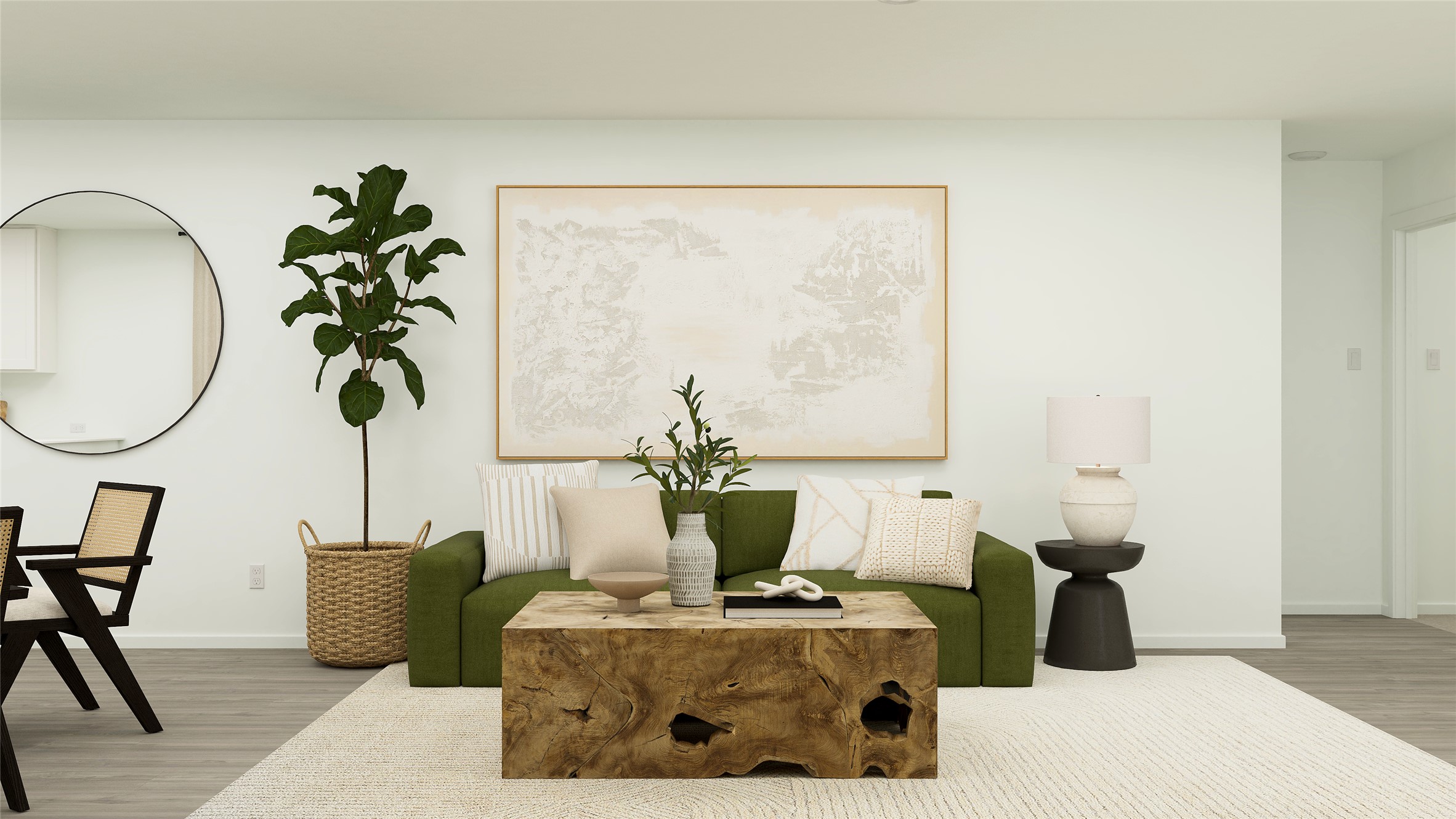 444 Jones Bch Lane Jarrell, TX 76537 - Photo 23 of 30 a living room with furniture and a potted plant