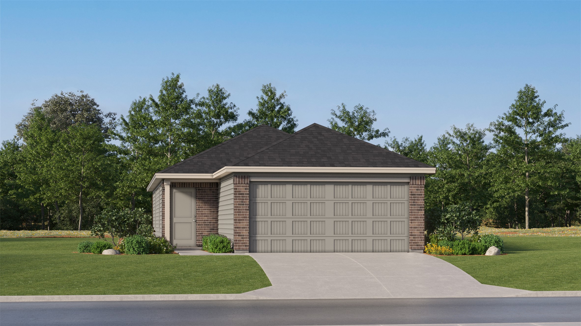 444 Jones Bch Lane Jarrell, TX 76537 - Photo 5 of 30 front view of a house with a yard