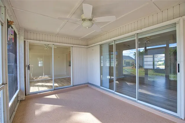 a view of a room with window