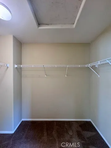 an empty room with an entryway