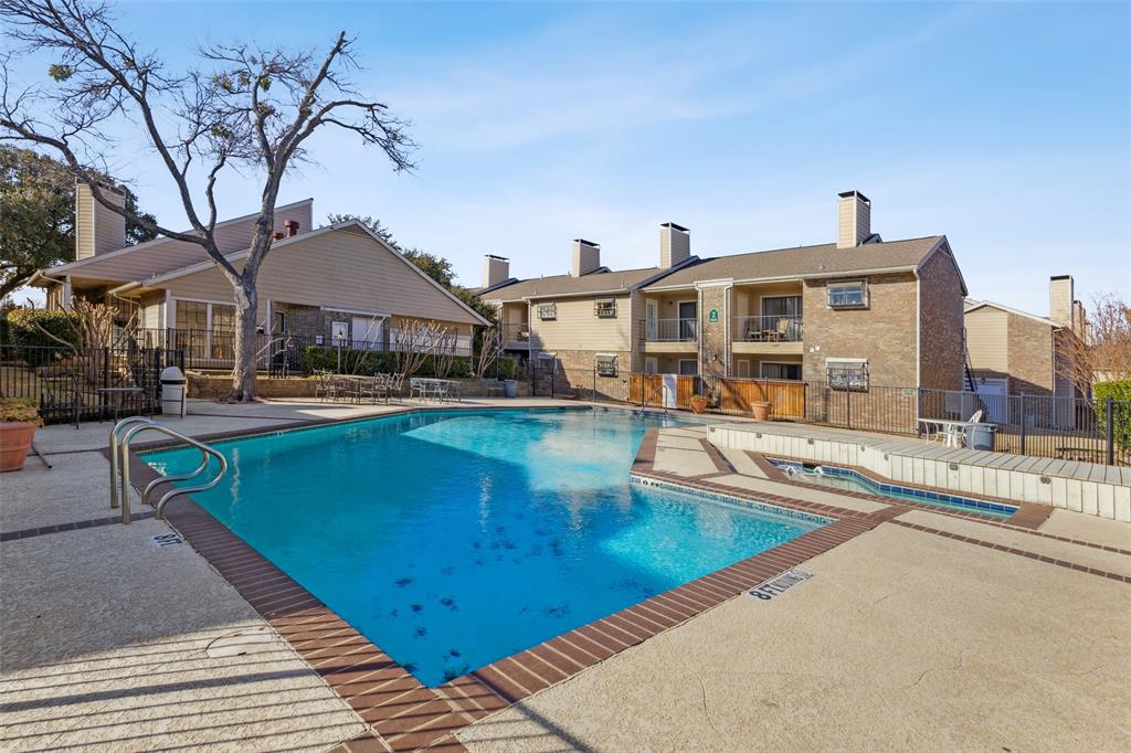 4748 Old Bent Tree Lane, Unit 1901 Dallas, TX 75287 - Photo 18 of 26 a view of a house with pool and chairs
