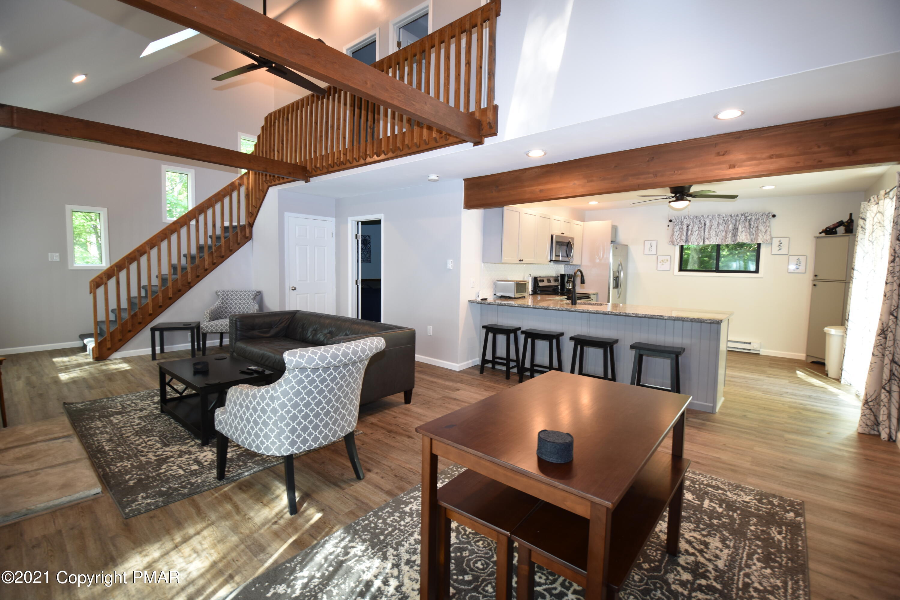 10 Wetzel Road Jim Thorpe, PA 18229 - Photo 10 of 34 Open concept living & dining area