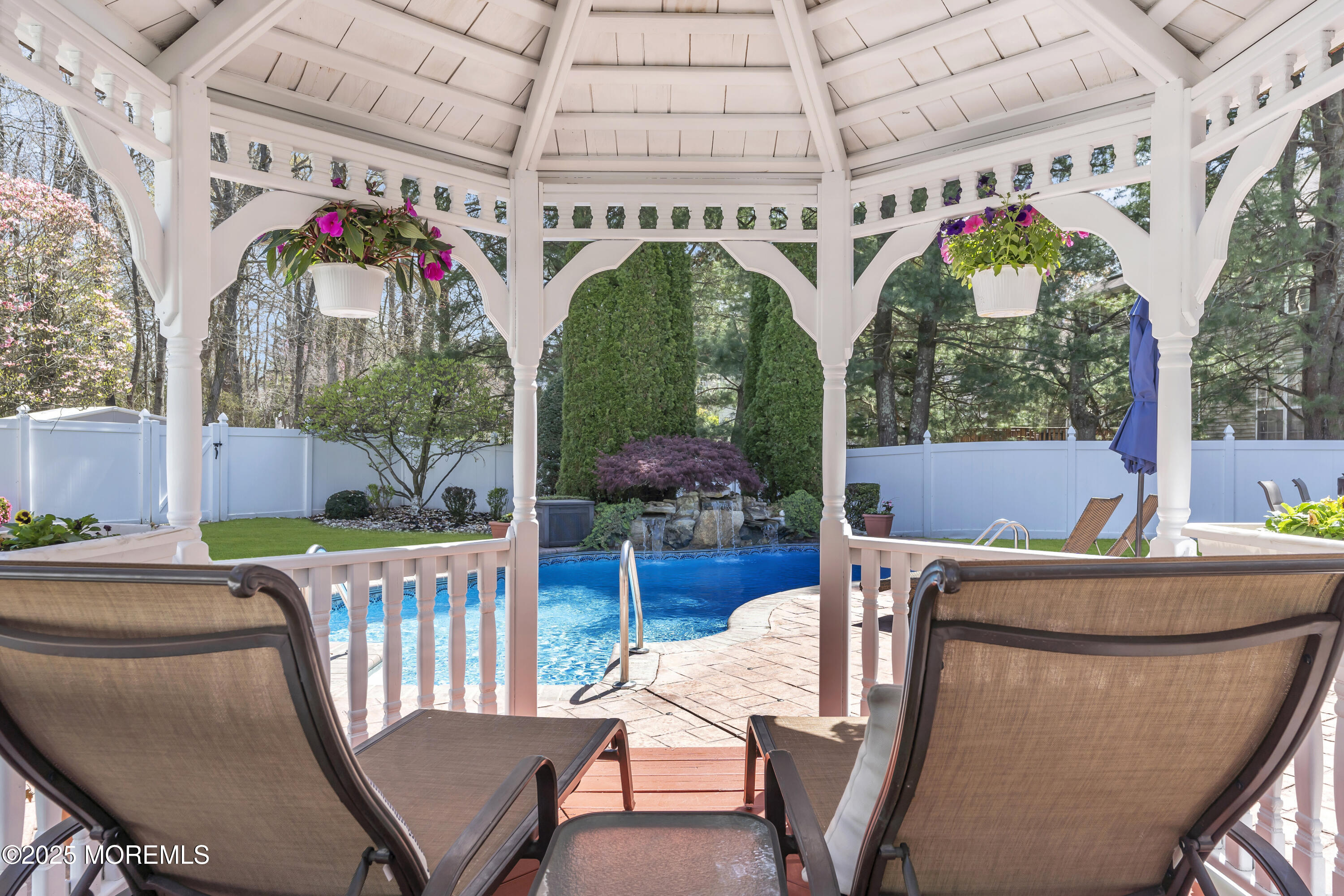43 Periwinkle Circle Tinton Falls, NJ 07712 - Photo 51 of 60 Gazebo with Pool Views