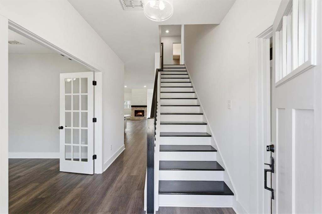 139 Old Alabama Road Southeast Emerson, GA 30137 - Photo 5 of 50 a view of front door with wooden floor and stairs
