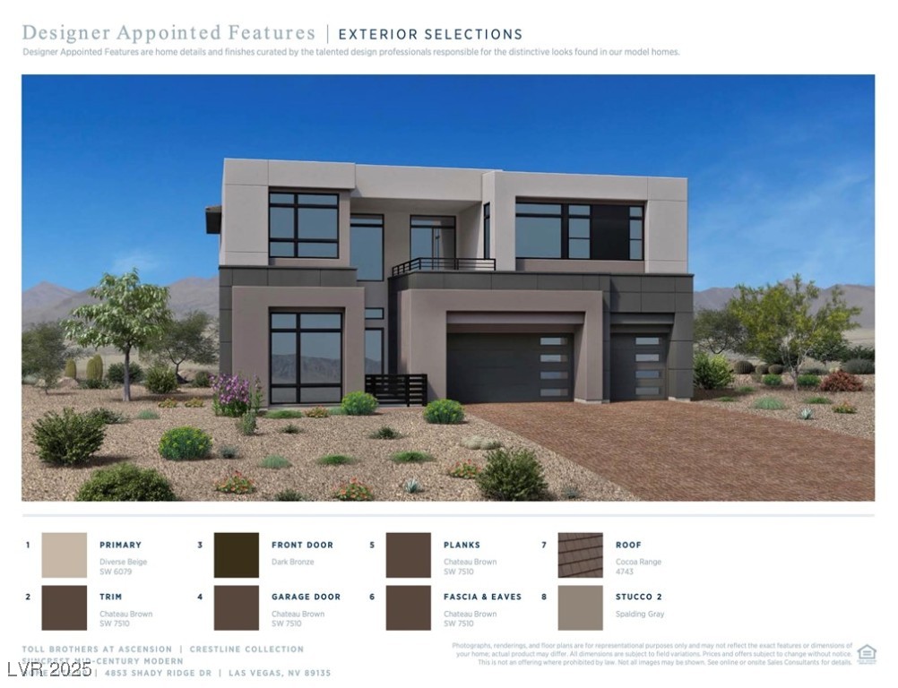 4853 Shady Rdg Drive Las Vegas, NV 89135 - Photo 2 of 4 Front Rendering