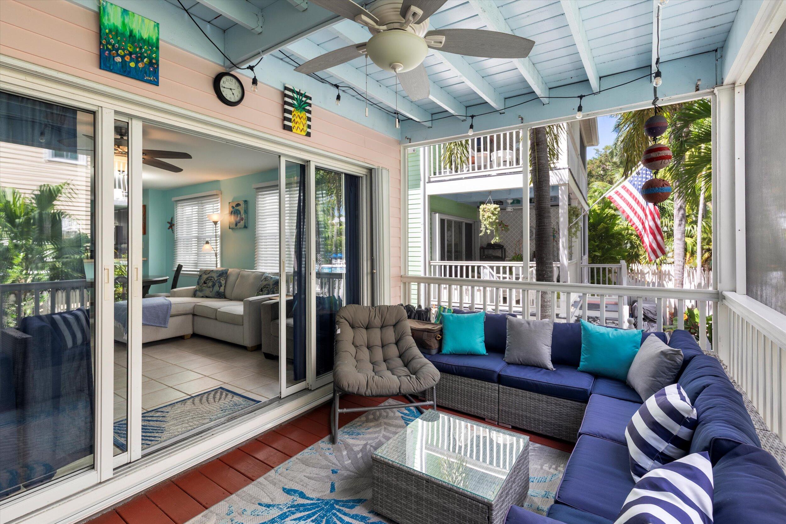 45 Spoonbill Way Key West, FL 33040 - Photo 18 of 80 a outdoor living space with furniture