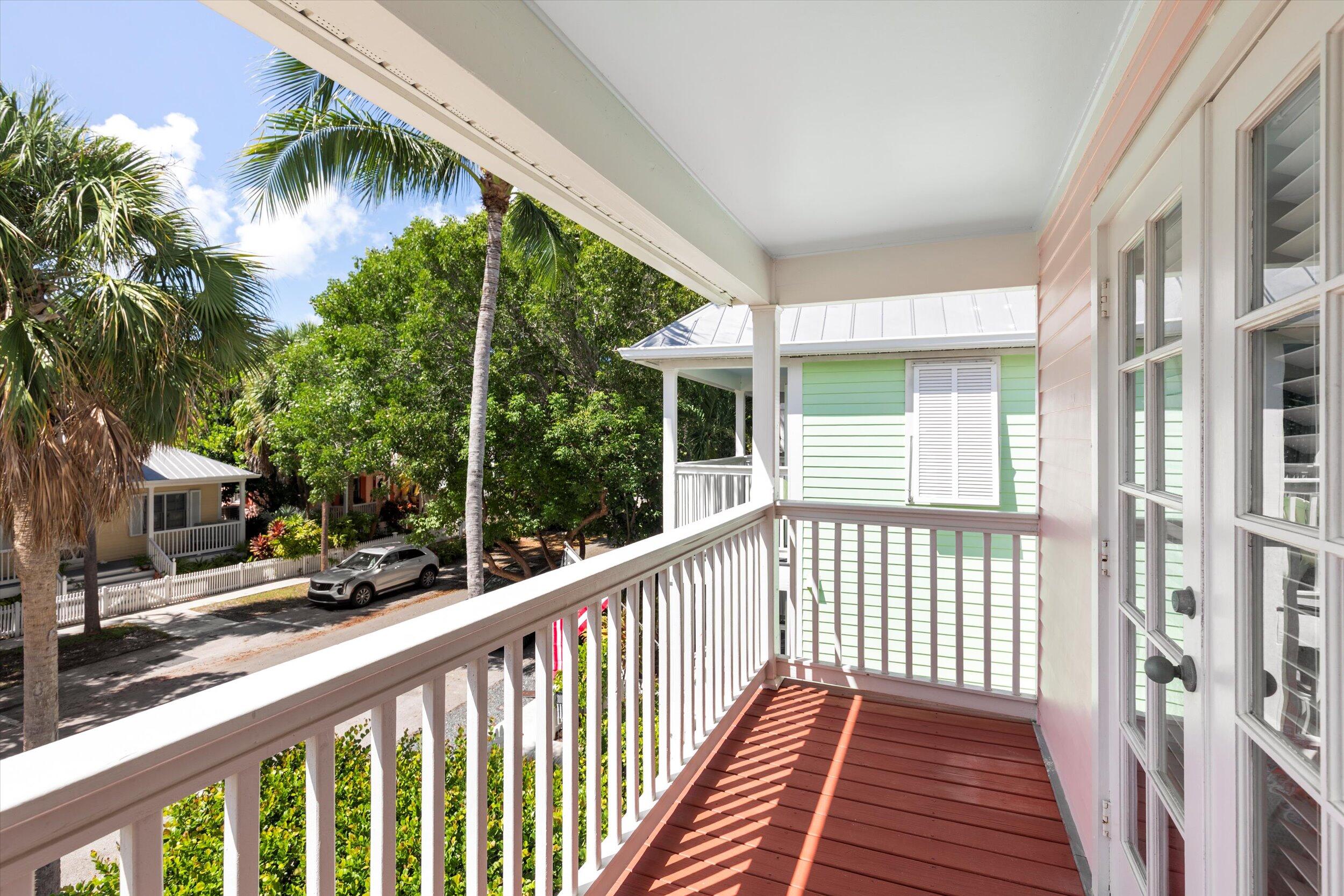 45 Spoonbill Way Key West, FL 33040 - Photo 40 of 80 a view of balcony with a potted plant