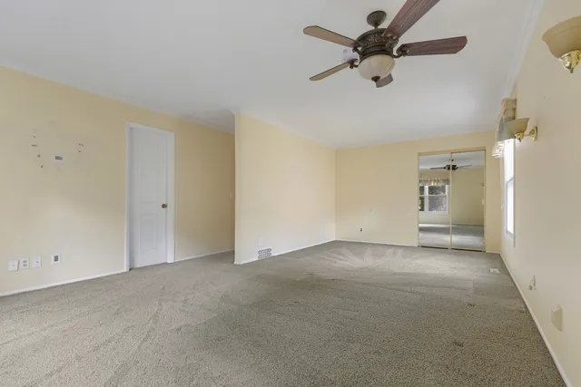 a view of an empty room