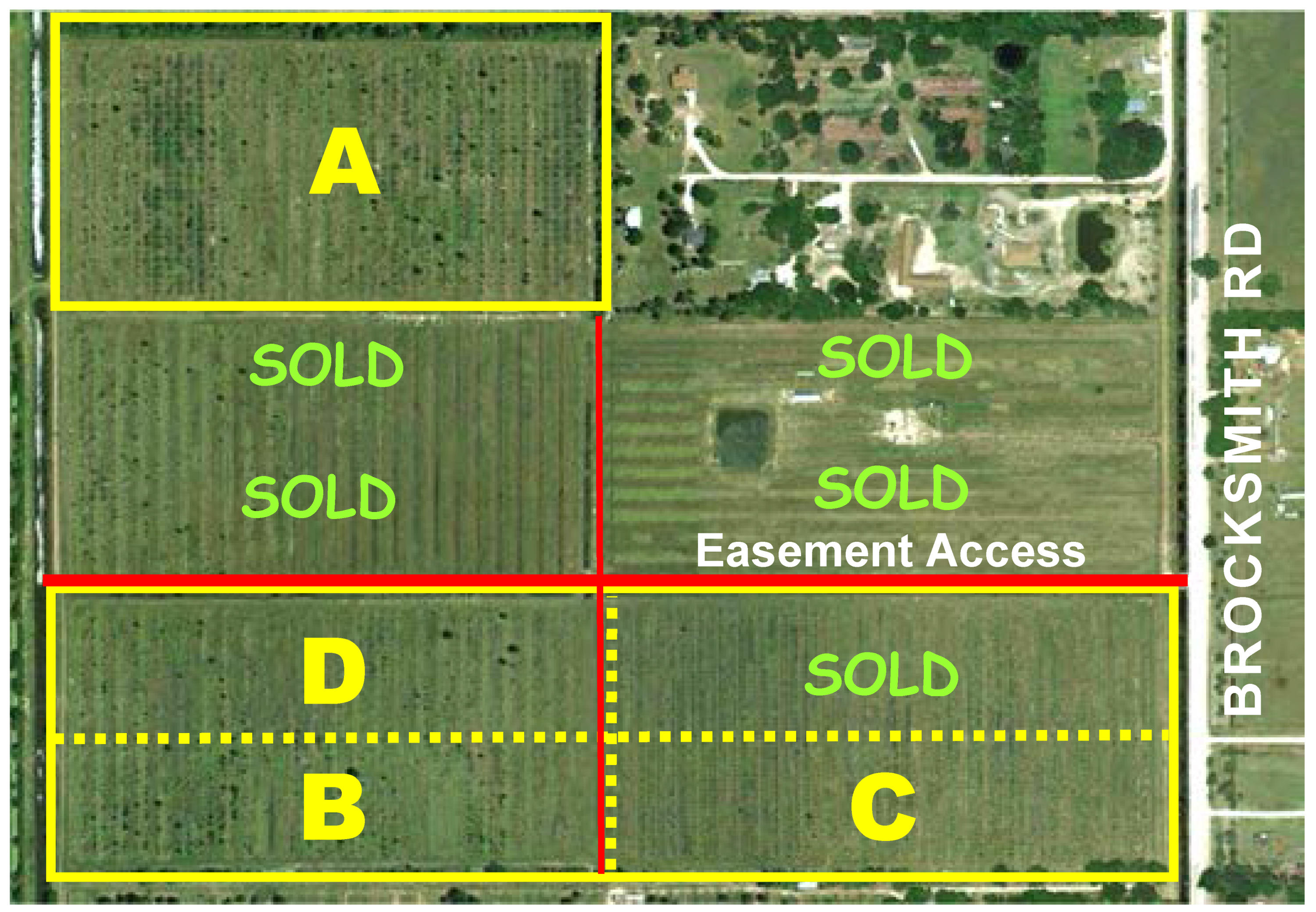 2351 South Brocksmith Road Fort Pierce, FL 34945 - Photo 1 of 1 Aerial, Brocksmith Lots + 20ac