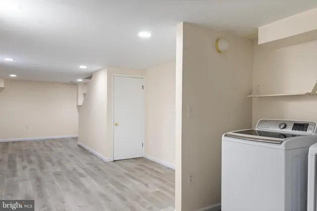 a view of storage utility room