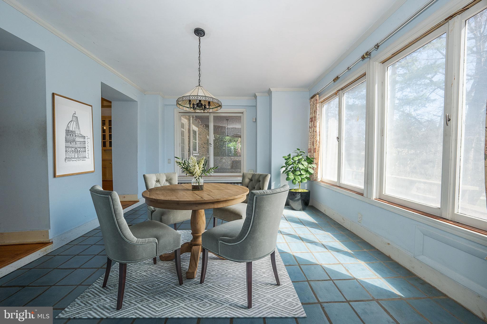 451 Merion Road Merion Station, PA 19066 - Photo 12 of 42 a view of a dining room with furniture window and outside view