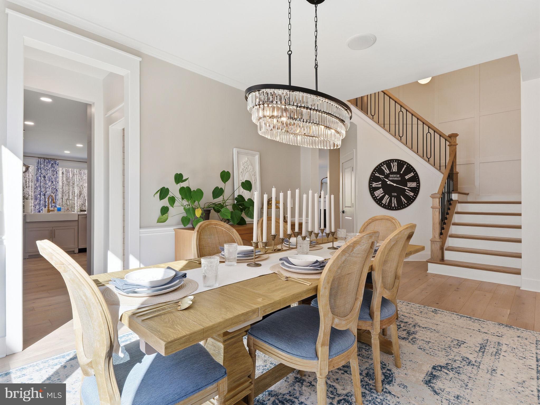 17210 Perinchief Street Ruther Glen, VA 22546 - Photo 8 of 39 a view of a dining room furniture and chandelier