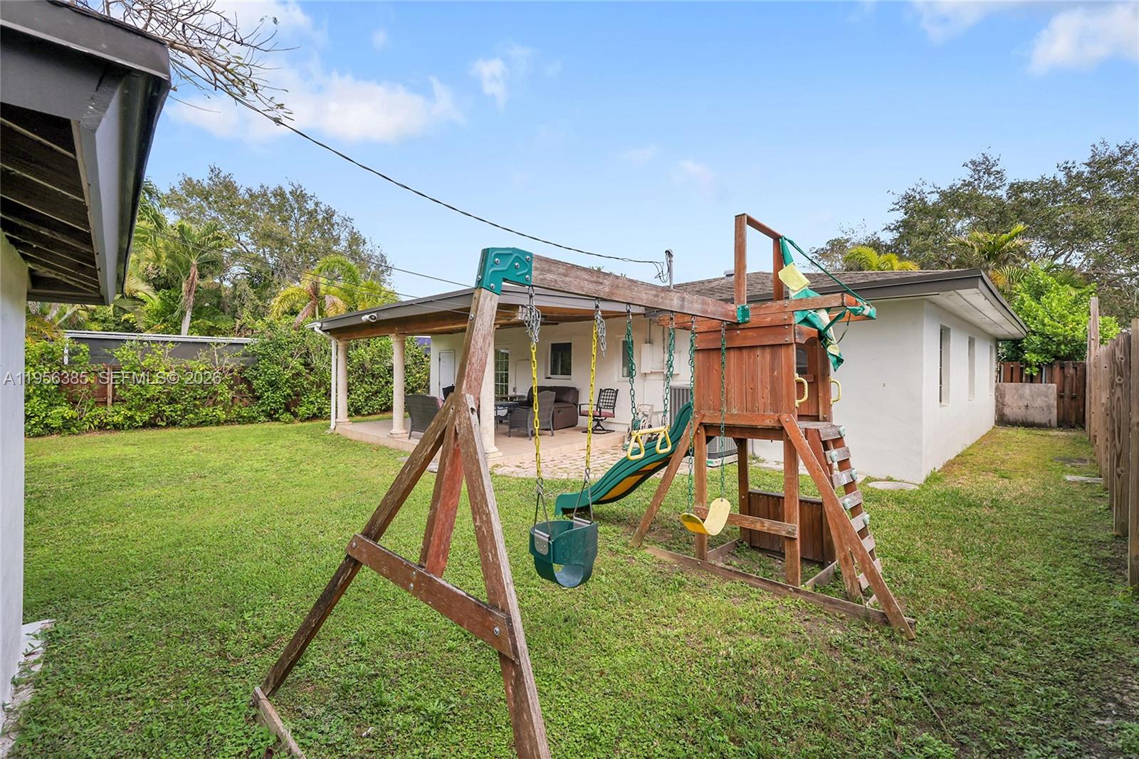 3614 Southwest 58th Avenue Miami, FL 33155 - Photo 26 of 27 a view of a house with a backyard