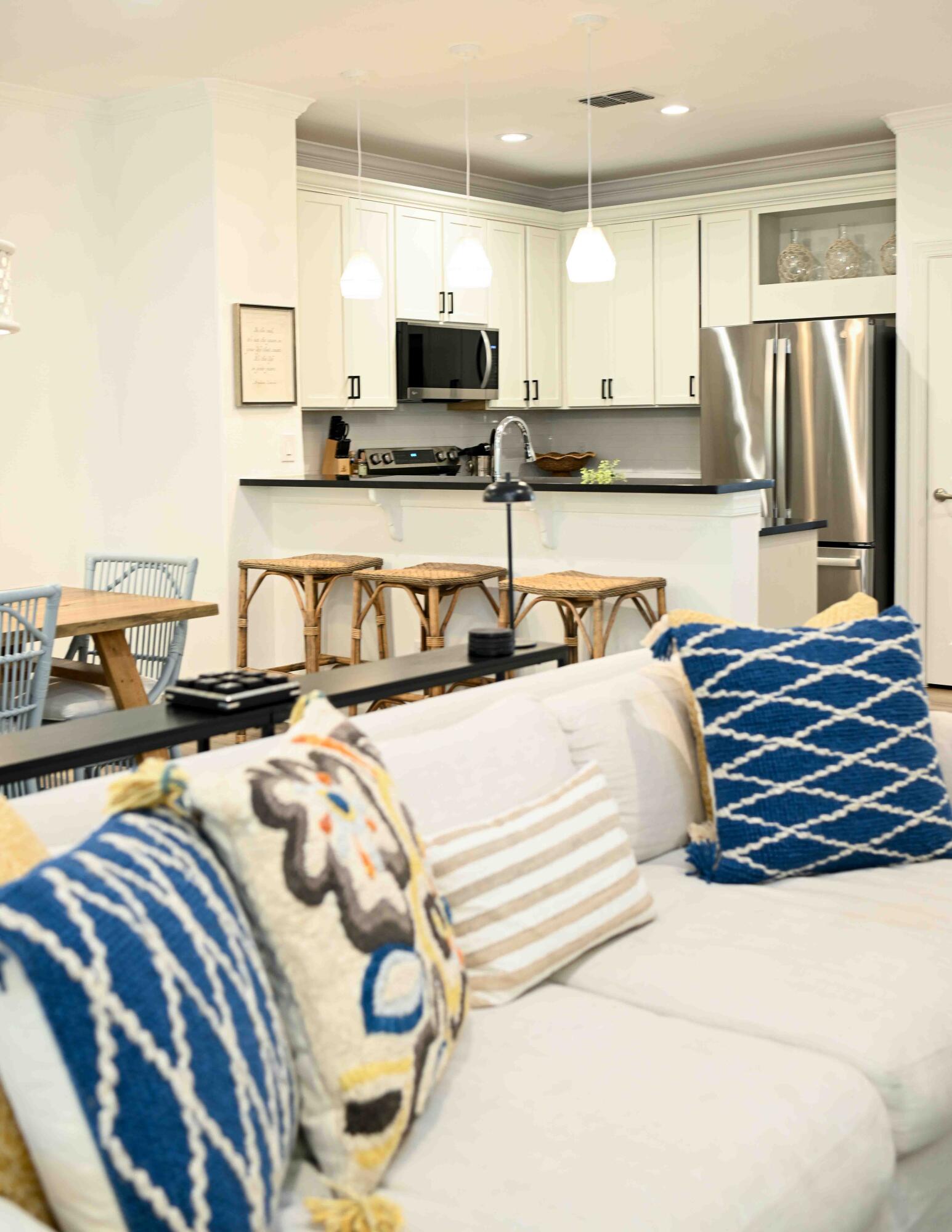 90 Southaven Circle Santa Rosa Beach, FL 32459 - Photo 2 of 29 a bedroom with bed and a flat screen tv