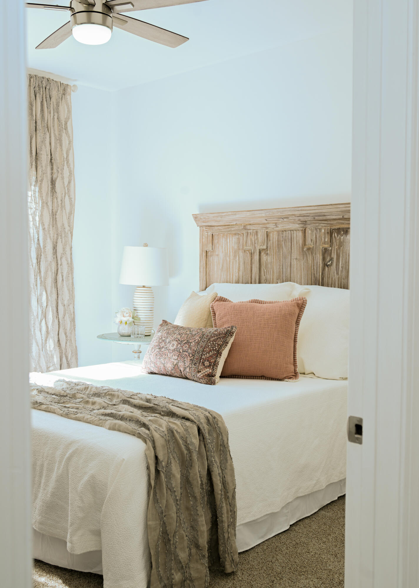 90 Southaven Circle Santa Rosa Beach, FL 32459 - Photo 23 of 29 a bedroom with a bed and a mirror