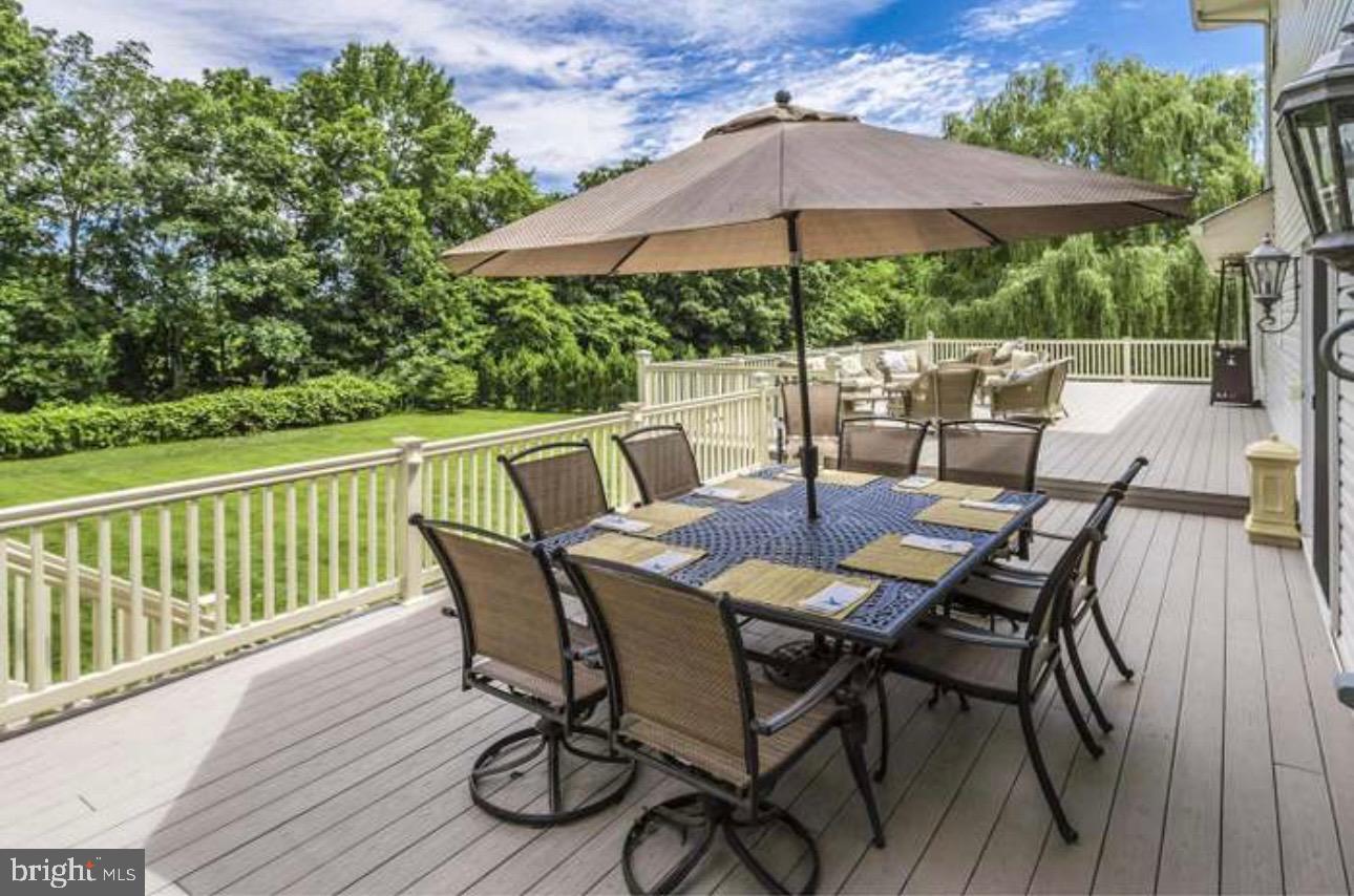 29 South Elmwood Road Marlton, NJ 08053 - Photo 20 of 24 a view of deck with furniture and barbeque oven with wooden fence