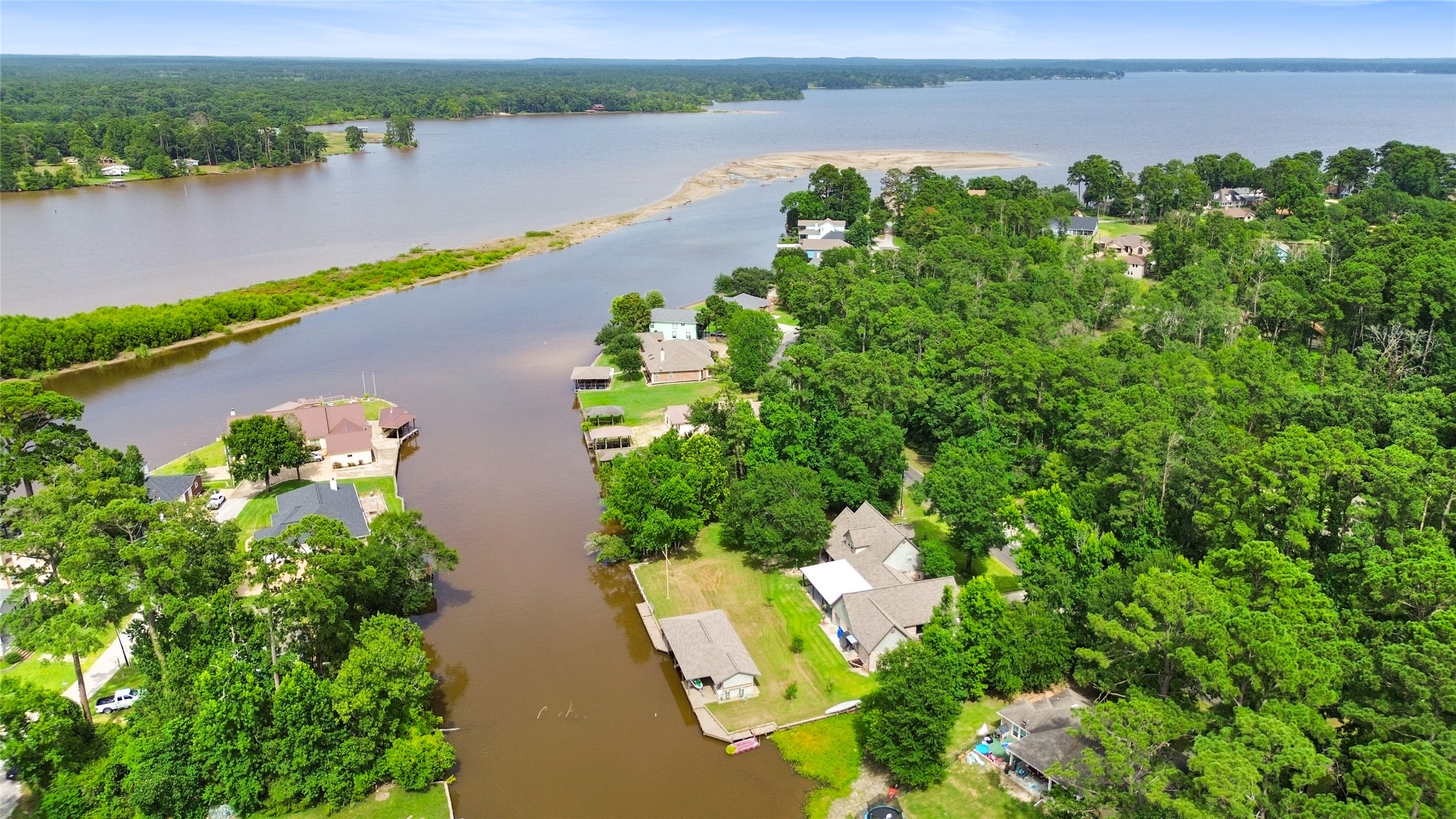Tbd Lakeway Drive Trinity, TX 75862 - Photo 3 of 7 an aerial view of a house with a yard and lake view
