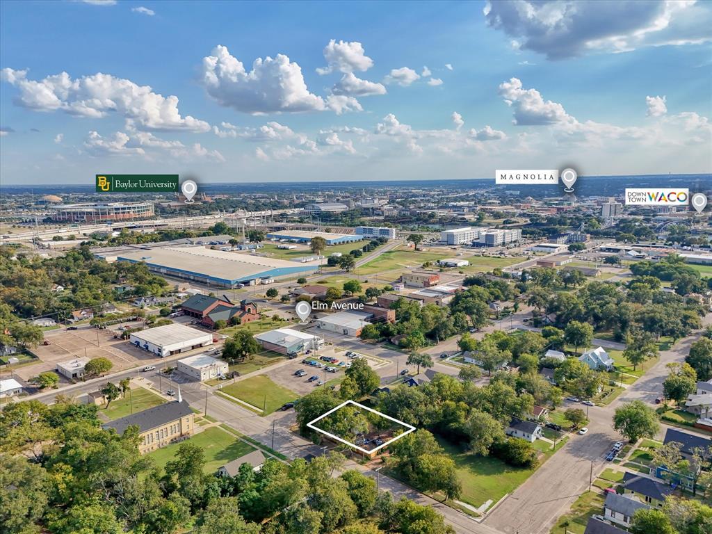 718 Tyler Street Waco, TX 76704 - Photo 36 of 39 an aerial view of residential houses with city view