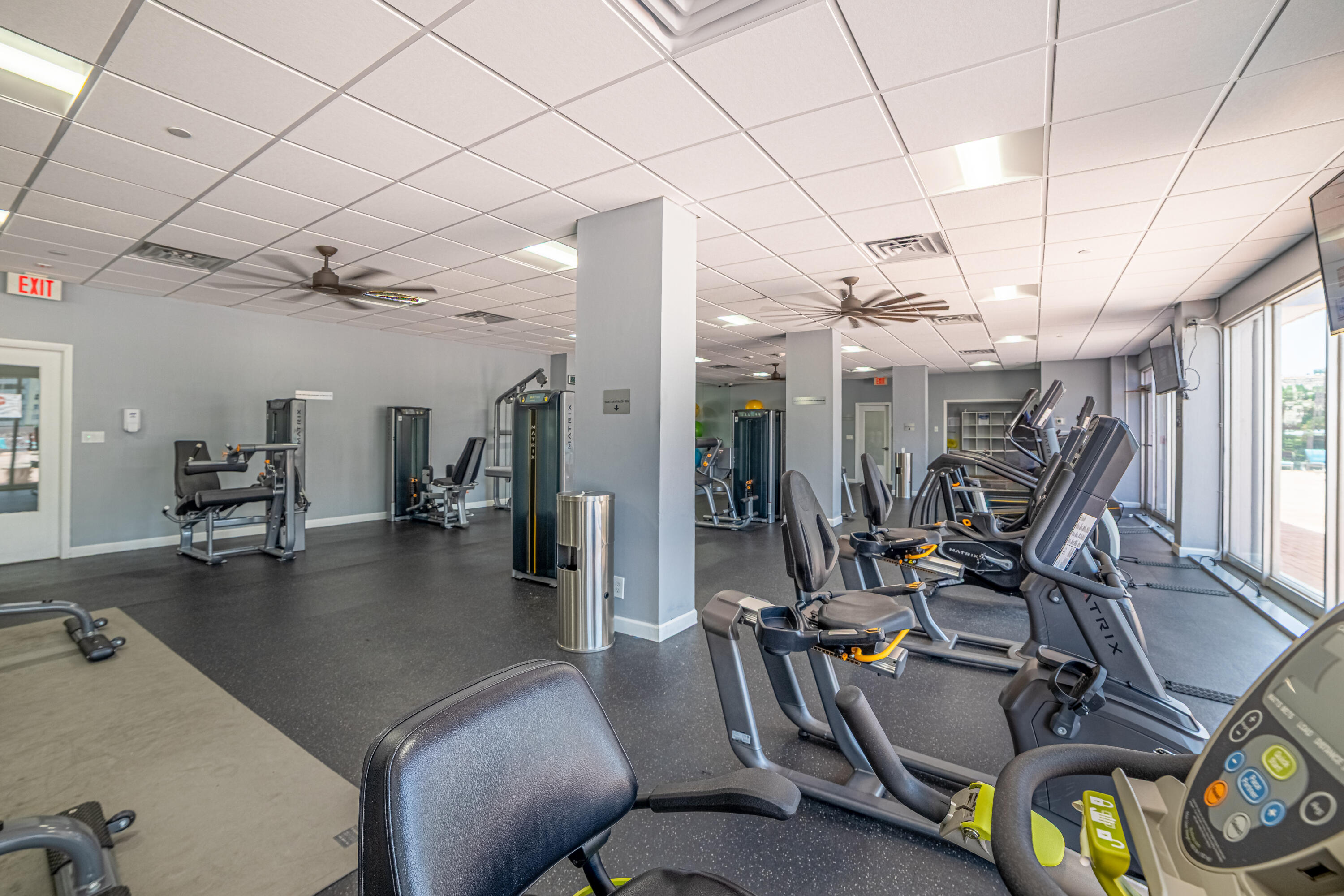 405 North Ocean Boulevard, Unit 507 Pompano Beach, FL 33062 - Photo 22 of 38 a view of a room with gym equipment