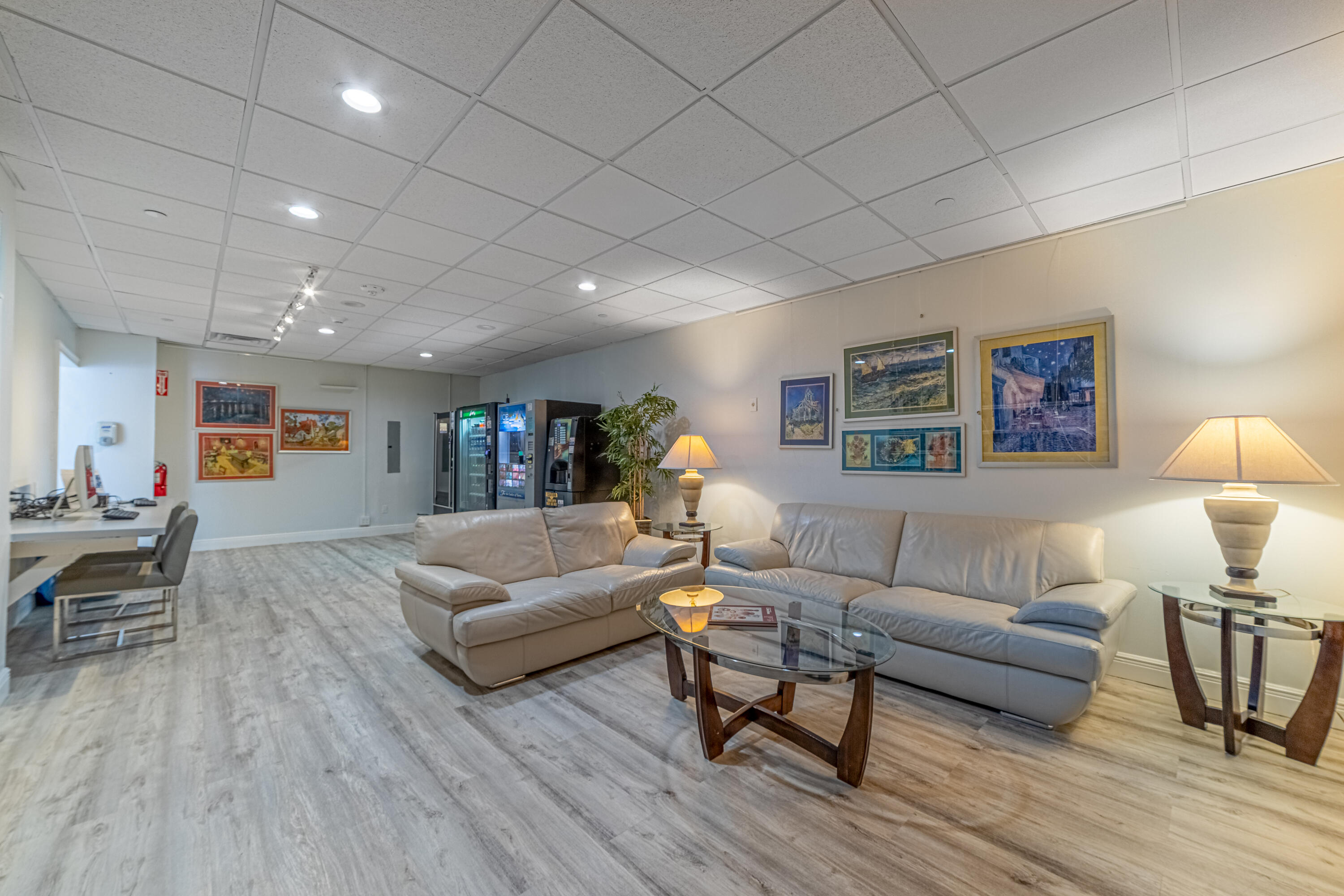 405 North Ocean Boulevard, Unit 507 Pompano Beach, FL 33062 - Photo 27 of 38 a living room with furniture and wooden floor