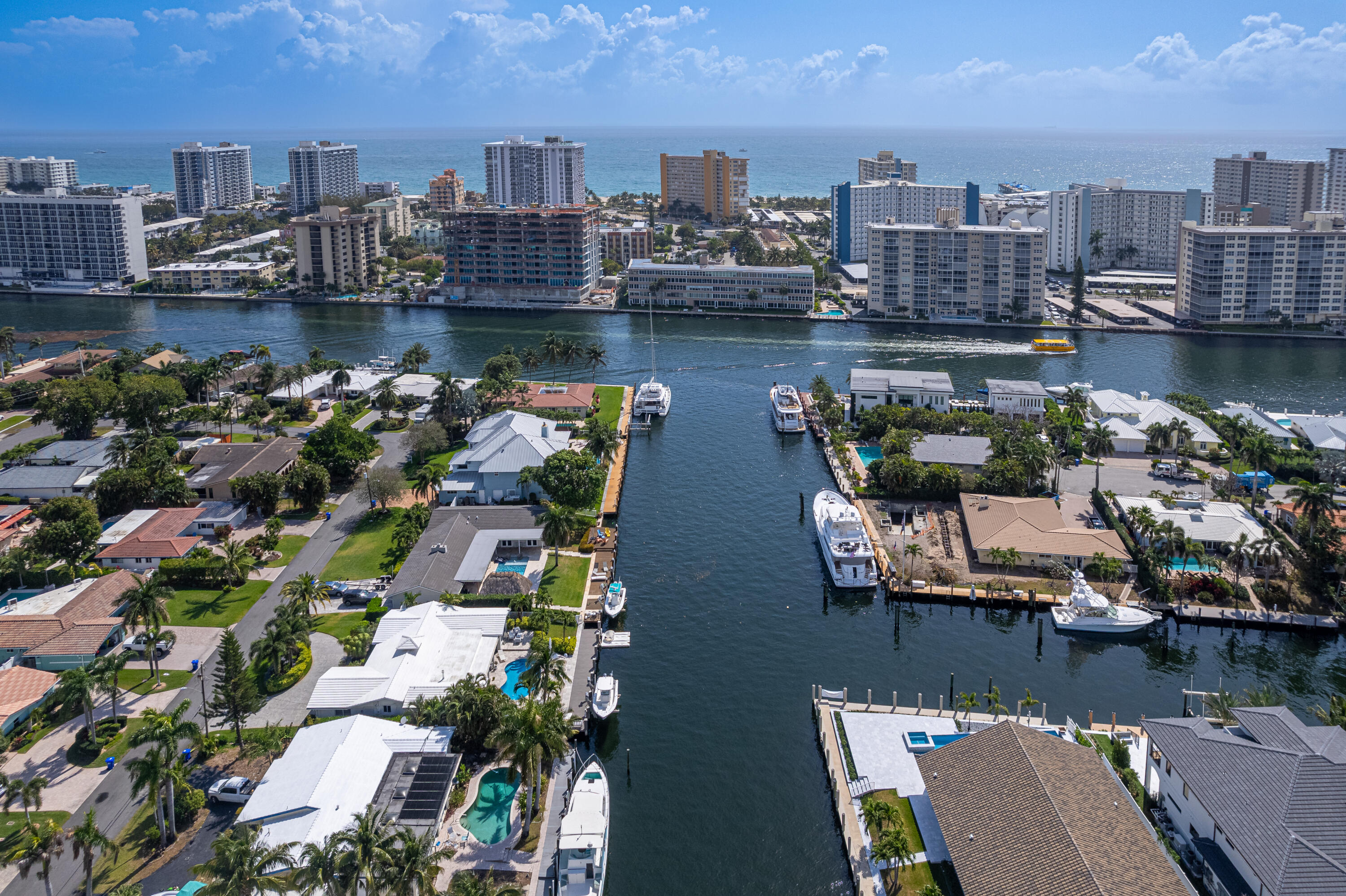 405 North Ocean Boulevard, Unit 507 Pompano Beach, FL 33062 - Photo 10 of 38 a view of a city with water and tall buildings
