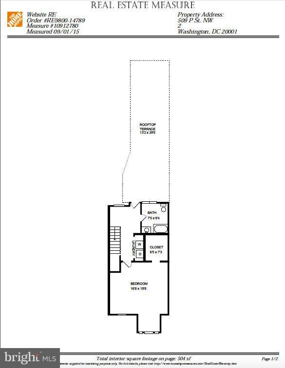 509 P Street Northwest, Unit 2 Washington, DC 20001 - Photo 29 of 30 Upper Floor