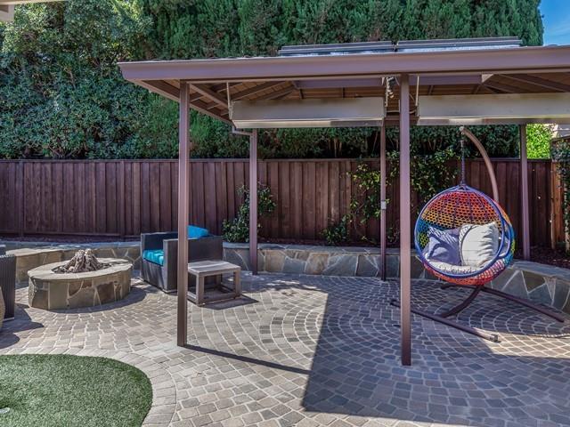 79 Del Prado Drive Campbell, CA 95008 - Photo 32 of 34 a backyard of a house with yard fountain and outdoor seating