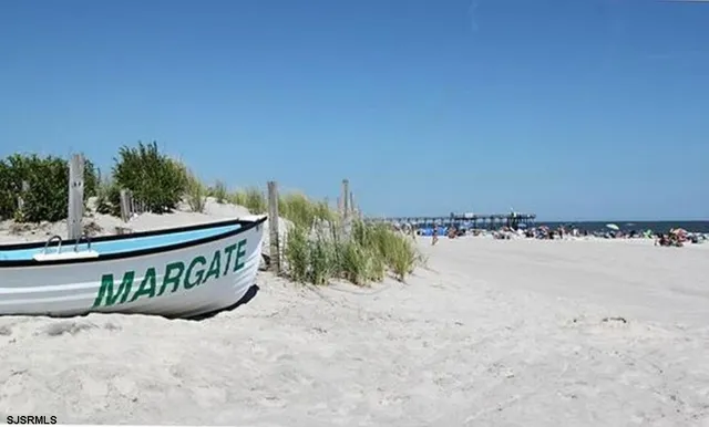 a view of a swimming pool with an outdoor space