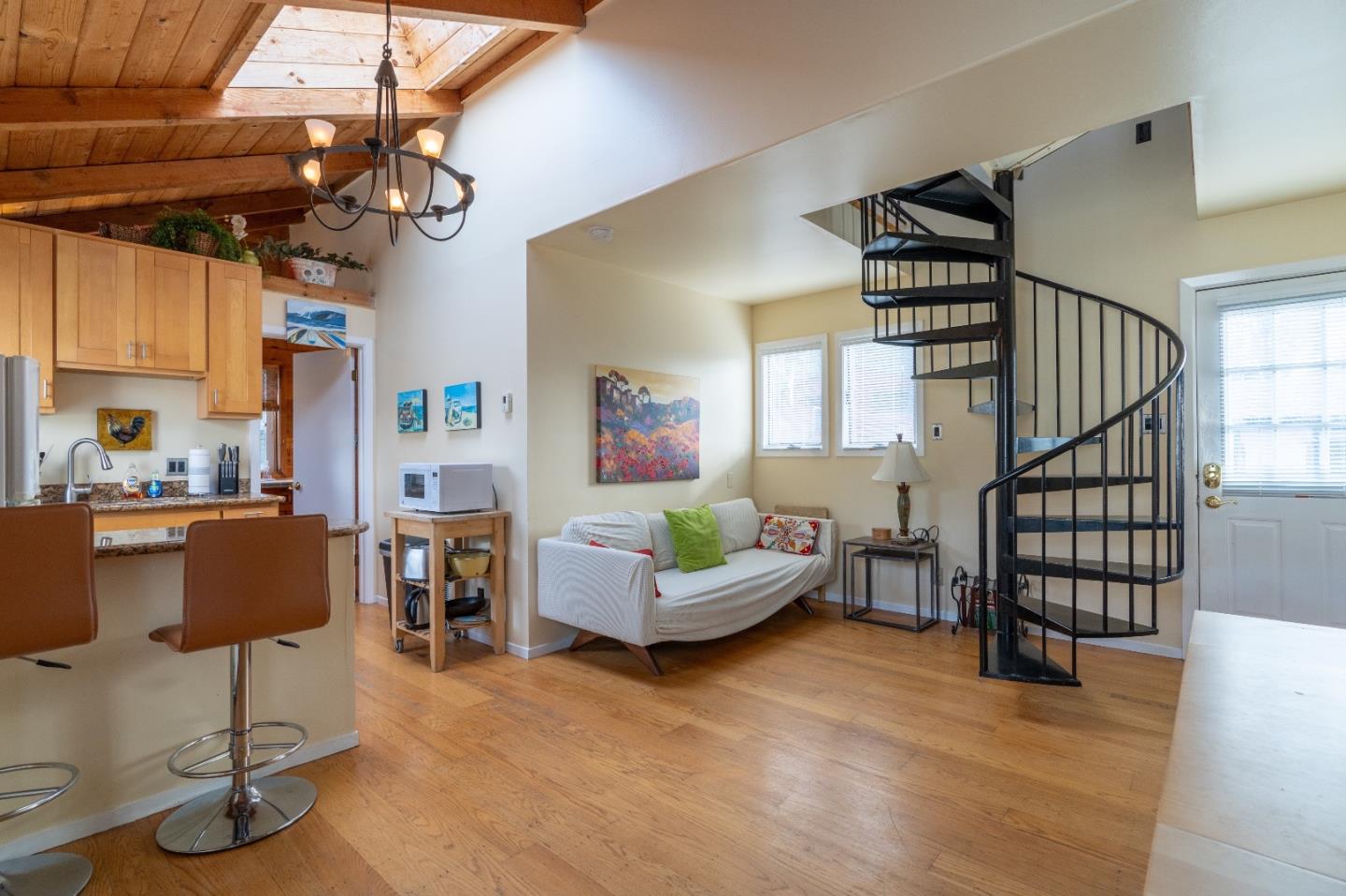 280 Brighton Road Pacifica, CA 94044 - Photo 5 of 12 a living room with furniture and wooden floor
