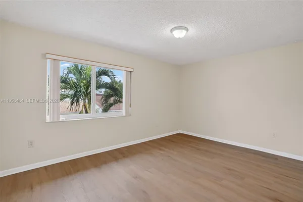a view of a window in a room