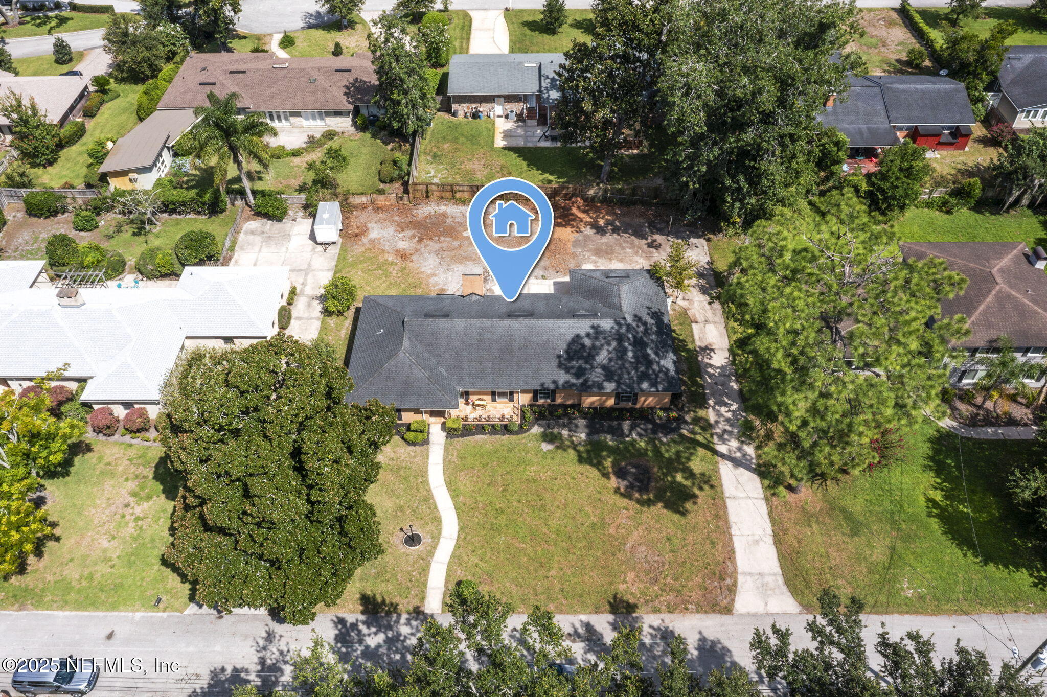 3715 Rustic Lane Jacksonville, FL 32217 - Photo 31 of 45 an aerial view of a house