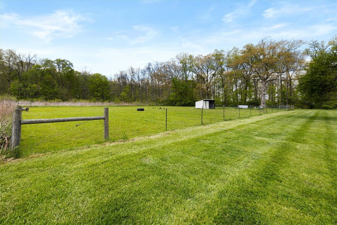 5120 Wheelock Road Troy, OH 45373 - Photo 49 of 67 Expansive green yard with mature trees, offering a private and serene outdoor space.