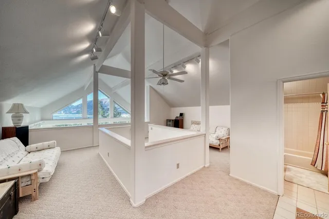 a view of a backyard with a garden