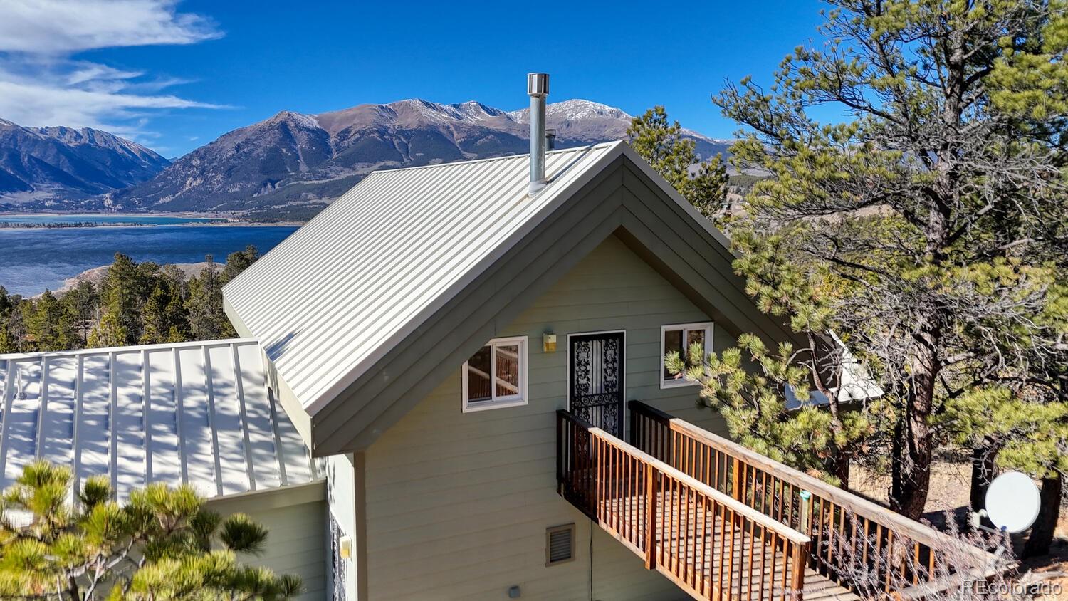 165 Reva Ridge Road Twin Lakes, CO 81251 - Photo 40 of 48 a view of a house with wooden fence