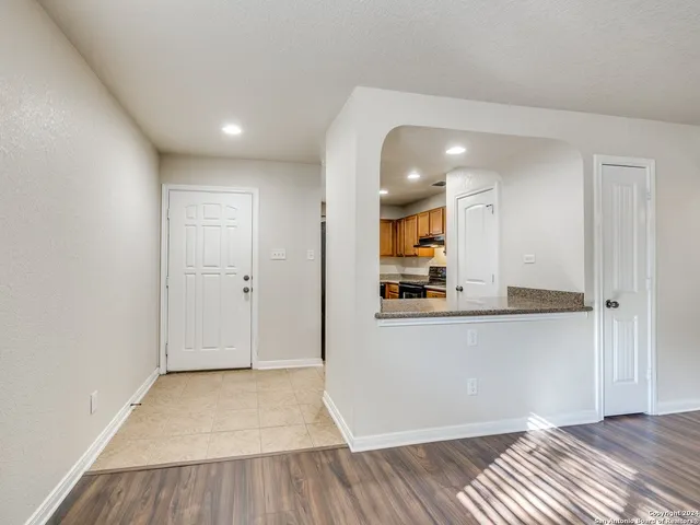 wooden floor in an empty room with wooden floor