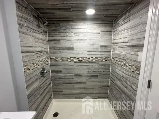 a refrigerator in a kitchen