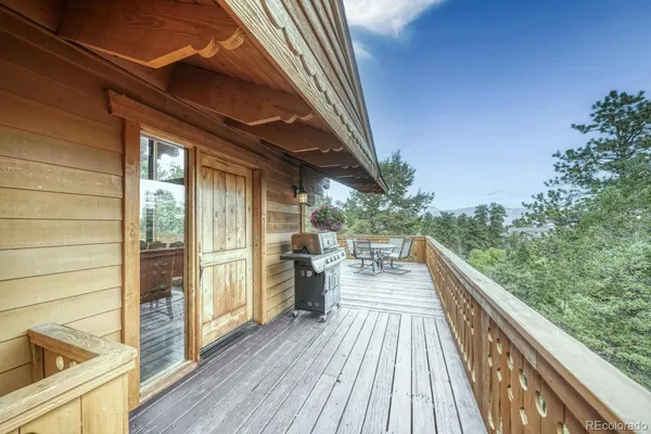 a view of balcony and deck