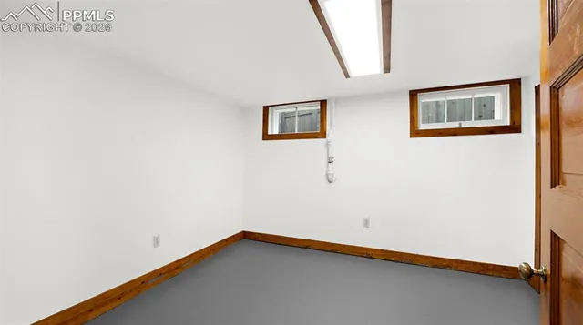 a view of an empty room