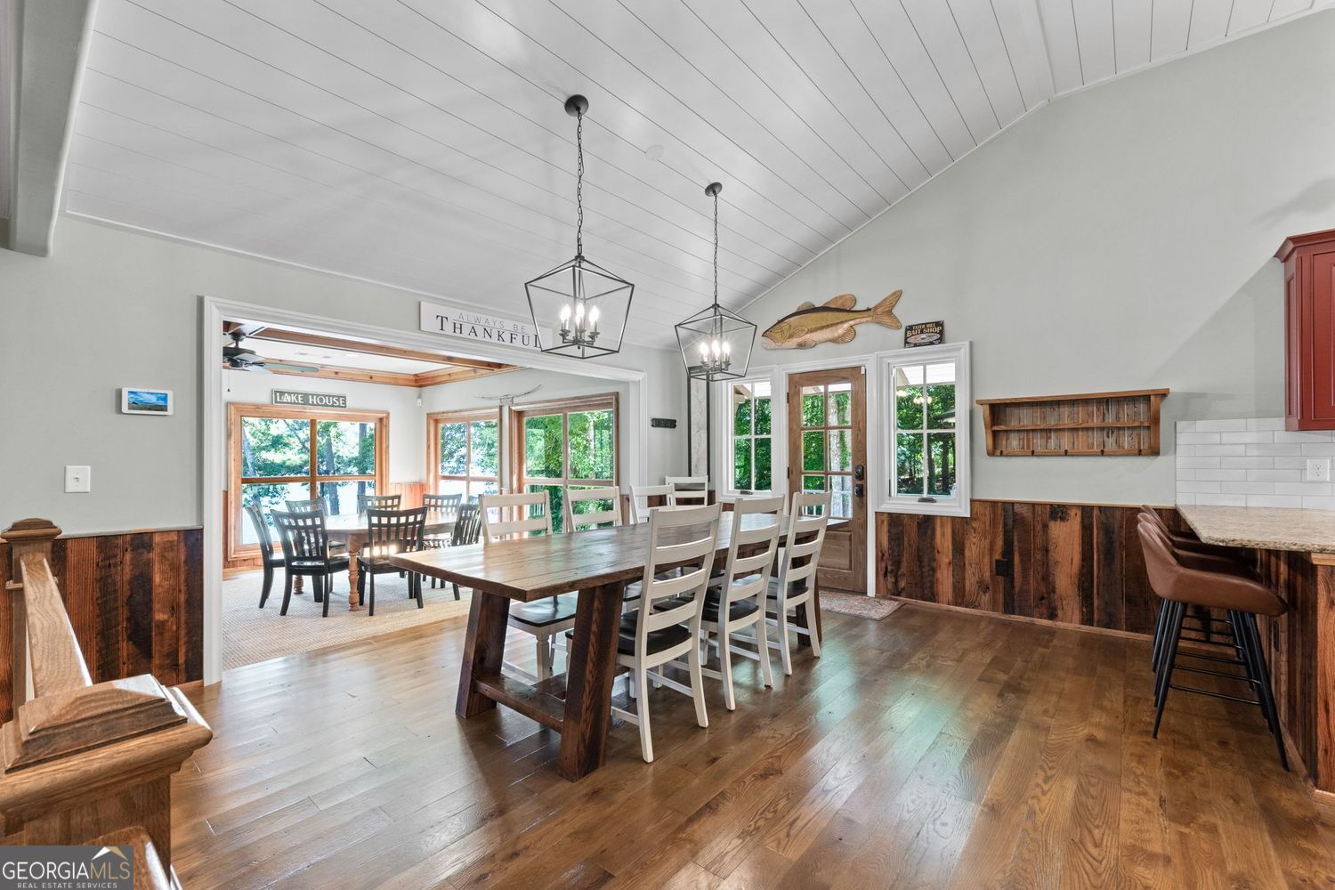 170 B Tater Hill Road Jackson, GA 30233 - Photo 19 of 74 a view of a dining room with furniture window and wooden floor