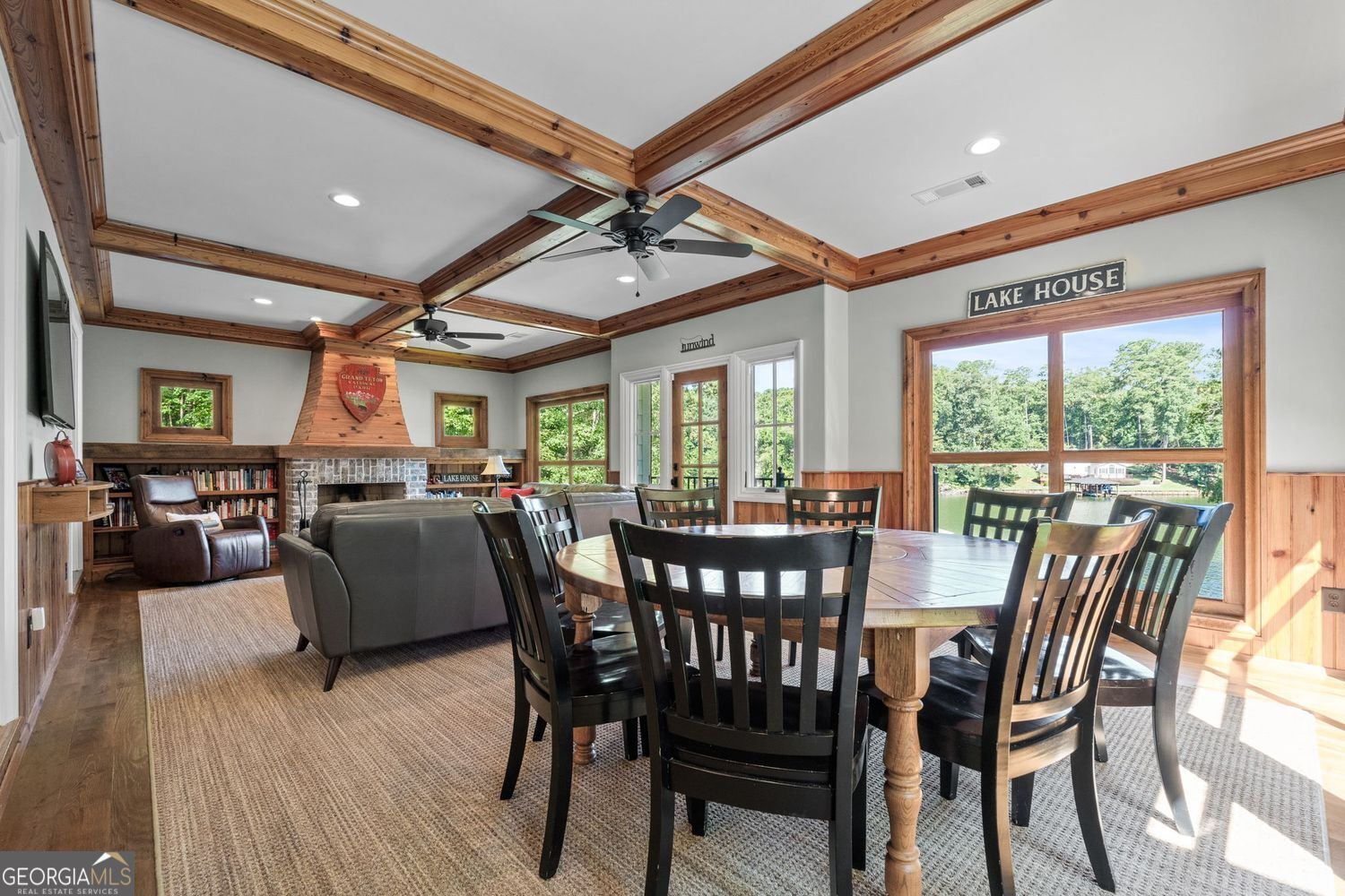 170 B Tater Hill Road Jackson, GA 30233 - Photo 21 of 74 a view of a dining room with furniture window and wooden floor