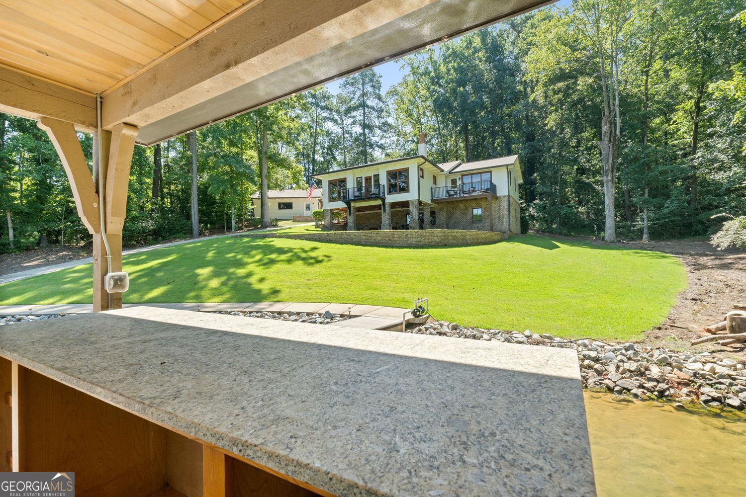 170 B Tater Hill Road Jackson, GA 30233 - Photo 67 of 74 a view of a house with a backyard and a patio
