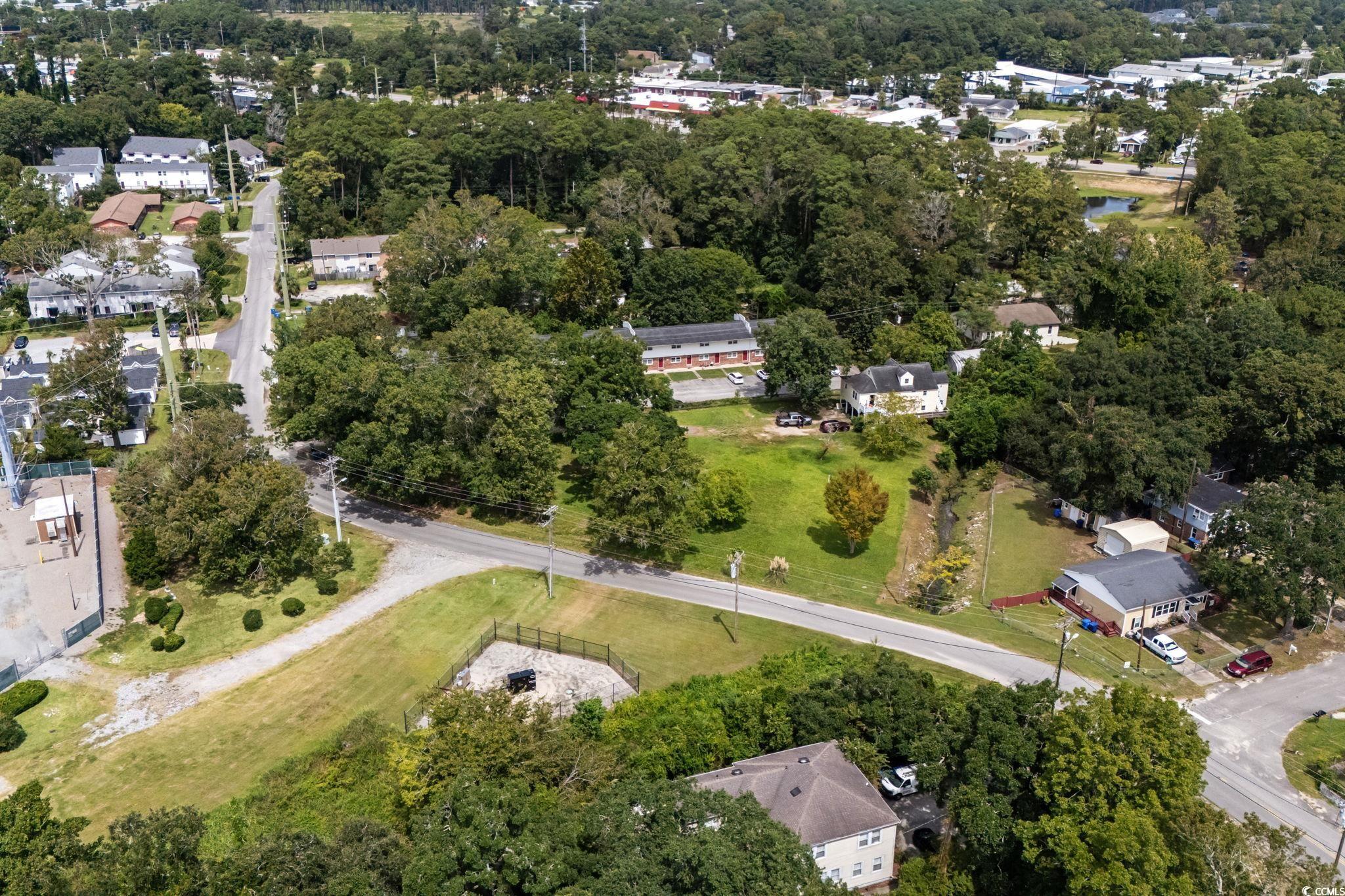 904 3rd Avenue North Myrtle Beach, SC 29577 - Photo 9 of 26 Aerial view of property's location featuring nearby suburban area