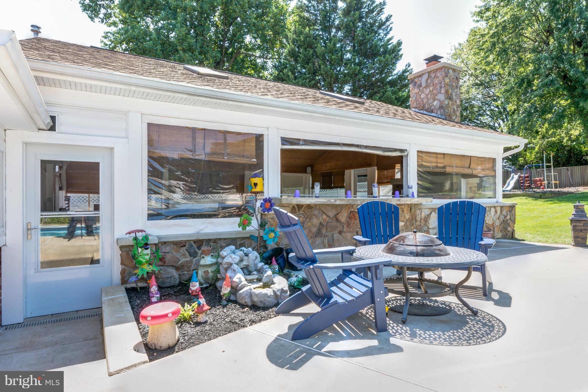 1107 Green Acre Road Baltimore, MD 21286 - Photo 23 of 30 Pool Side Bar, Beautiful Stone Work