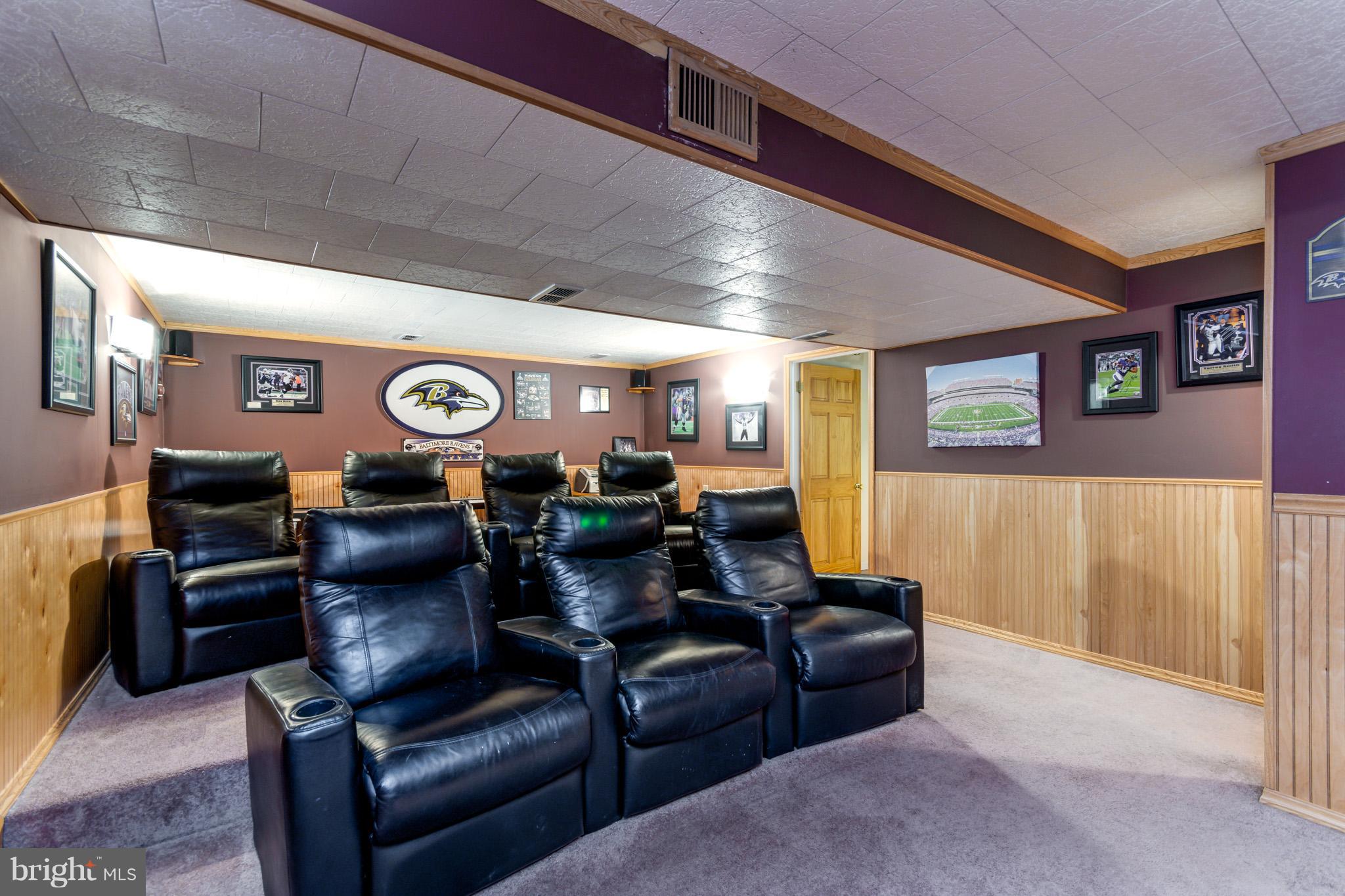 1107 Green Acre Road Baltimore, MD 21286 - Photo 27 of 30 Basement Movie Theater