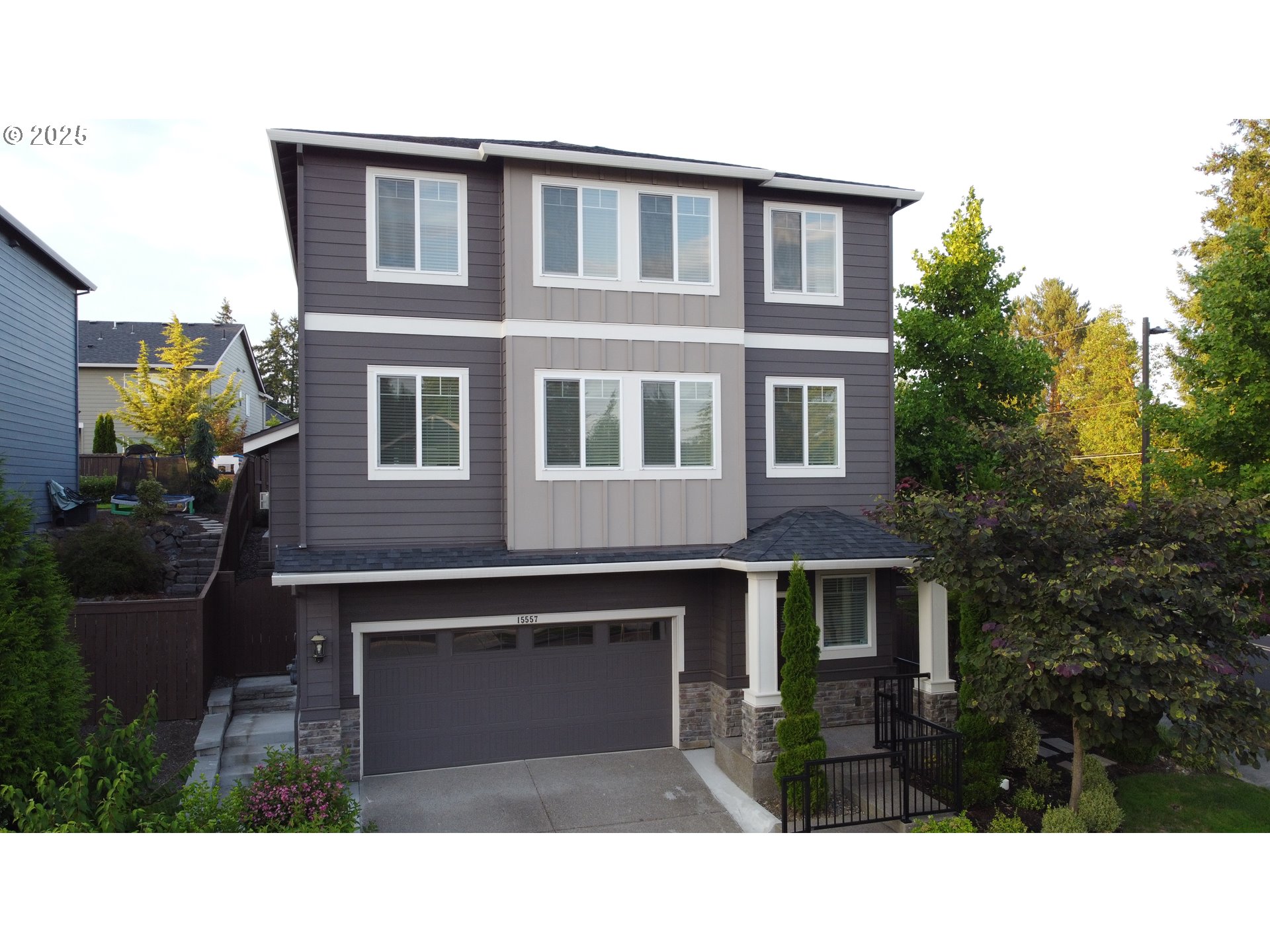 15557 Southwest Wren Lane Beaverton, OR 97007 - Photo 1 of 28 a black and white photo of a house